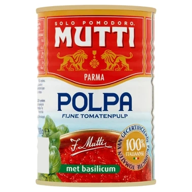 Mutti Pulpa drobno krojone pomidory bez skórki z bazylią 400 g - 3