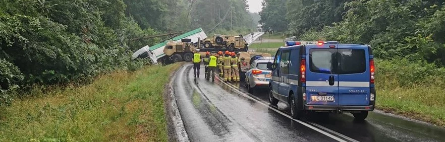 Zdjęcie z miejsca zdarzenia