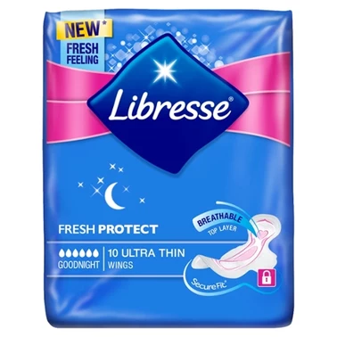 Libresse Ultra Goodnight Flex System Podpaski 10 sztuk - 1