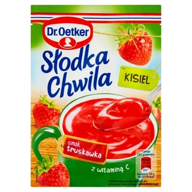 Dr. Oetker Słodka Chwila Kisiel smak truskawka 30 g - 2