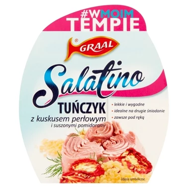 GRAAL Salatino Tuńczyk z kuskusem perłowym i suszonymi pomidorami 160 g - 1