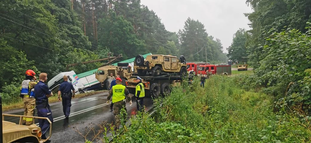 Zdjęcie z miejsca zdarzenia