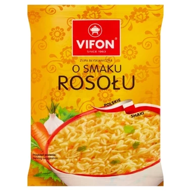 Vifon Zupa błyskawiczna o smaku rosołu 65 g - 2