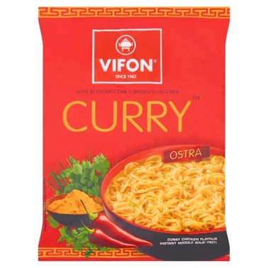 Vifon Zupa błyskawiczna o smaku kurczaka curry 70 g - 2