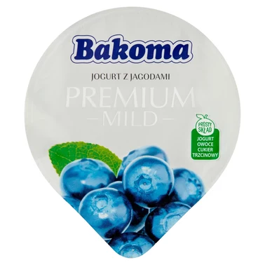 Bakoma Premium Jogurt z jagodami 140 g - 7