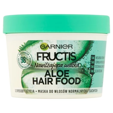 Garnier Fructis Aloe Hair Food Maska do włosów normalnych i suchych 390 ml - 1