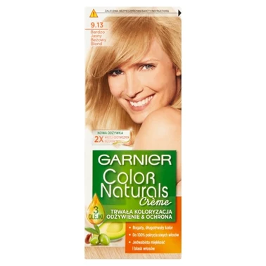 Garnier Color Naturals Crème Farba do włosów 9.13 bardzo jasny beżowy blond  - 1