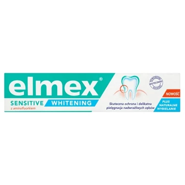 elmex Sensitive Whitening Pasta do zębów z aminofluorkiem 75 ml - 0