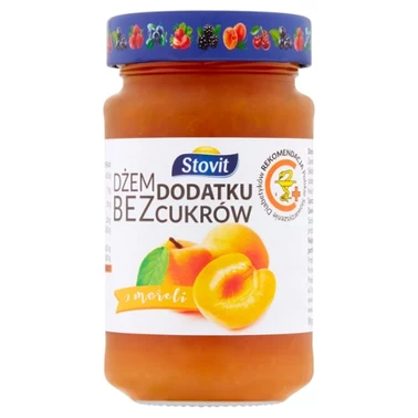 Stovit Dżem bez dodatku cukru z moreli 250 g - 3