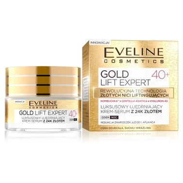 Eveline cosmetics Gold Lift Expert  Luksusowy ujędrniający krem-serum z 24K złotem,d/n, 40+ - 0