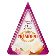 Président Ser Brie czosnek 125 g