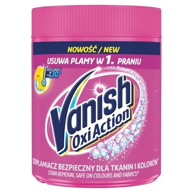 Vanish Oxi Action Odplamiacz do tkanin w proszku 470 g - 2