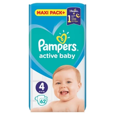 Pampers Active Baby 4, 62 Pieluszek,9kg-14kg - 8