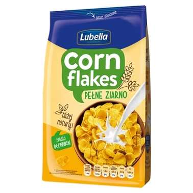 Lubella Corn Flakes Płatki kukurydziane pełne ziarno 500 g - 1