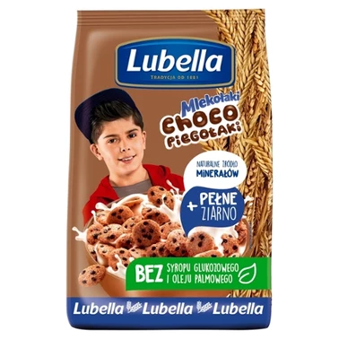 Lubella Mlekołaki Choco piegołaki Zbożowe chrupki w kształcie ciasteczek o smaku czekoladowym 500 g - 1