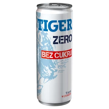 Tiger Zero Gazowany napój energetyzujący bez cukru 250 ml - 2
