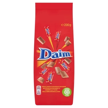 Daim Czekoladki mleczne z chrupiącym migdałowo-karmelowym środkiem 200 g - 0
