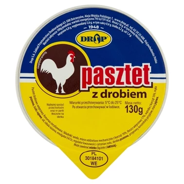 Drop Pasztet z drobiem 130 g - 3