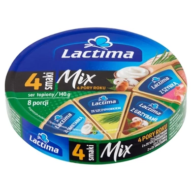 Lactima Ser topiony Mix 4 pory roku 140 g (8 x 17,5 g) - 0