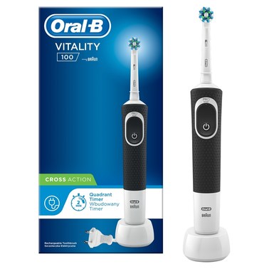 Oral-B Vitality 100 Szczoteczka elektryczna stworzona w technologii Braun, czarna - 9