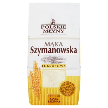 Polskie Młyny Mąka Szymanowska Luksusowa pszenna typ 550 1 kg - 1