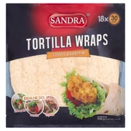 Sandra Tortilla Wraps Ciasto pszenne 1440 g (18 x 80 g)