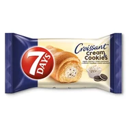 7 Days Cream & Cookies Rogalik z kremem o smaku waniliowym z mlekiem i kawałkami ciastek 60 g