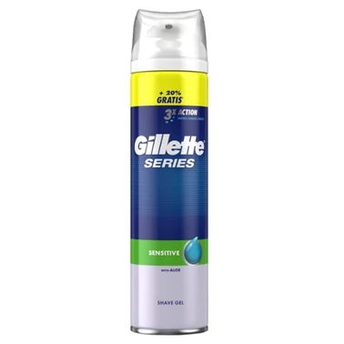 Gillette Series Kojący żel do golenia z aloesem, 240 ml - 3