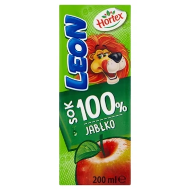 Hortex Leon i Przyjaciele Sok 100 % jabłko 200 ml - 4