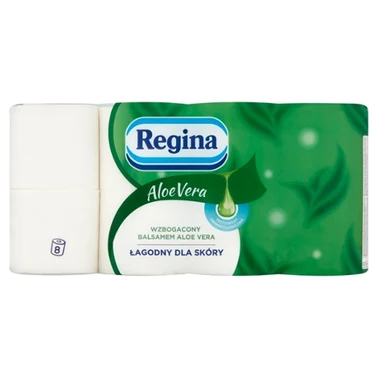 Regina Delicate Papier toaletowy odświeżający aloes 8 rolek - 2