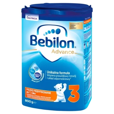 Bebilon 3 Advance Pronutra Junior Formuła na bazie mleka po 1. roku życia 800 g - 2