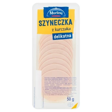 Morliny Szyneczka z kurczaka delikatna 50 g - 0