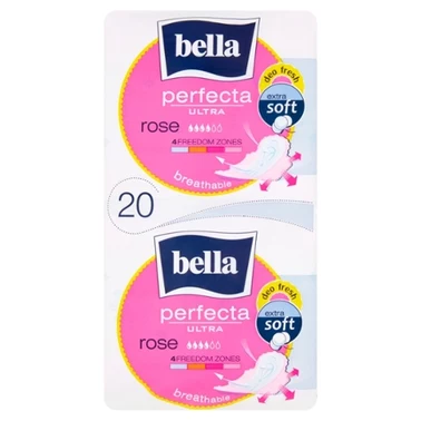 Bella Perfecta Ultra Rose Extra Soft Podpaski higieniczne 20 sztuk - 1