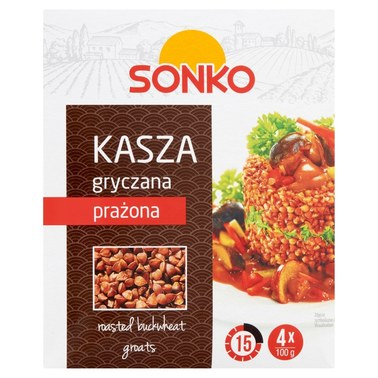 Sonko Kasza gryczana prażona 400 g (4 x 100 g) - 1