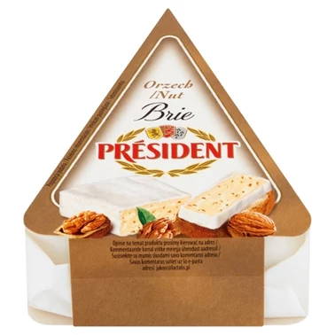 Président Ser Brie orzech 125 g - 0