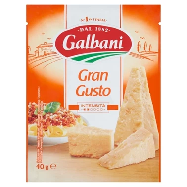 Galbani Gran Gusto Mieszanka serów bardzo twardych tartych 40 g - 0