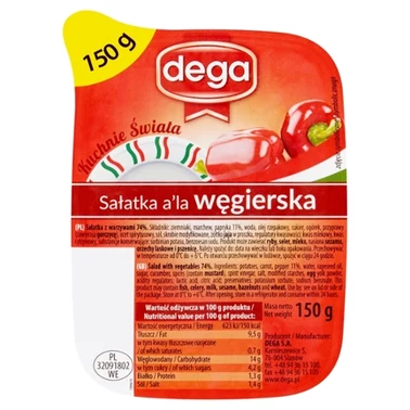 dega Sałatka a'la węgierska 150 g - 5