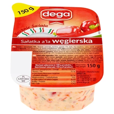 dega Sałatka a'la węgierska 150 g - 4