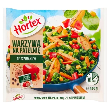 Hortex Warzywa na patelnię ze szpinakiem 450 g - 6