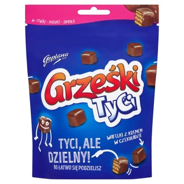 Grześki Tyci Wafelki z kremem w czekoladzie 120 g - 2