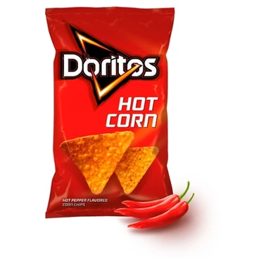 Doritos Hot Corn Chipsy kukurydziane o smaku ostrej papryki 100 g - 4