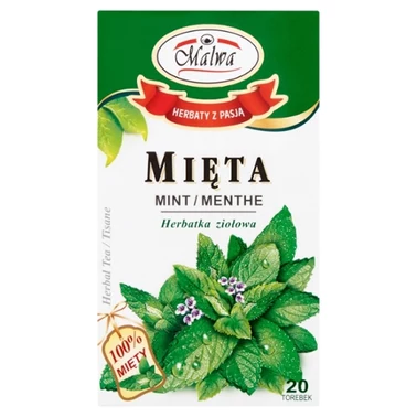 Malwa Mięta Herbatka ziołowa 40 g (20 x 2 g) - 0