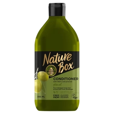Nature Box Olive Oil Wzmacniająca odżywka do włosów długich i delikatnych z olejem z oliwki 385 ml - 2