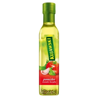 Kujawski Olej rzepakowy z pierwszego tłoczenia z pomidorami czosnkiem i bazylią 250 ml - 3