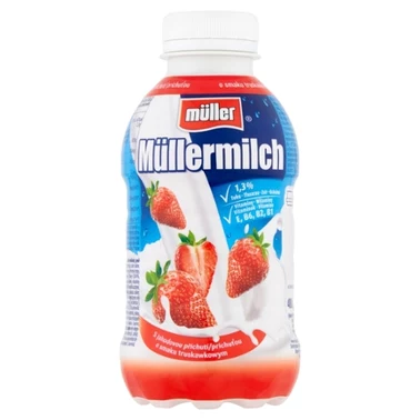 Müller Müllermilch Napój mleczny o smaku truskawkowym 400 g - 2