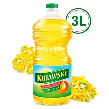 Kujawski Olej rzepakowy z pierwszego tłoczenia 3 l - 0