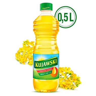 Kujawski Olej rzepakowy z pierwszego tłoczenia 500 ml - 0