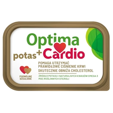 Optima Cardio potas+ Margaryna z dodatkiem steroli roślinnych 400 g - 0