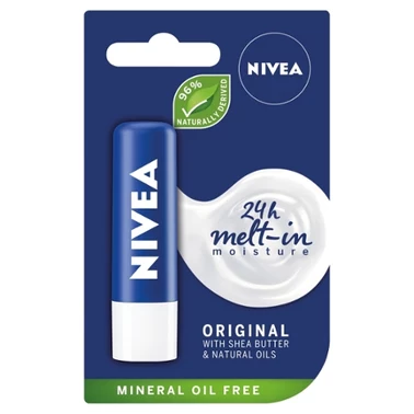 NIVEA Original Pielęgnująca pomadka do ust 4,8 g - 0