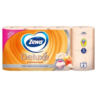 Zewa Deluxe Cashmere Peach Papier toaletowy 8 rolek - 2